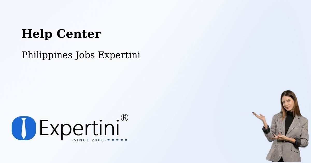 Help Center – Olongapo - Philippines Jobs Expertini