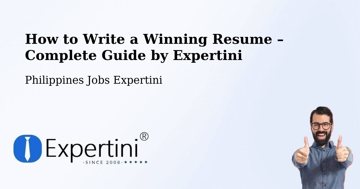 Resume Writing Guide for Job Seekers – Olongapo - Olongapo, Philippines Jobs Expertini